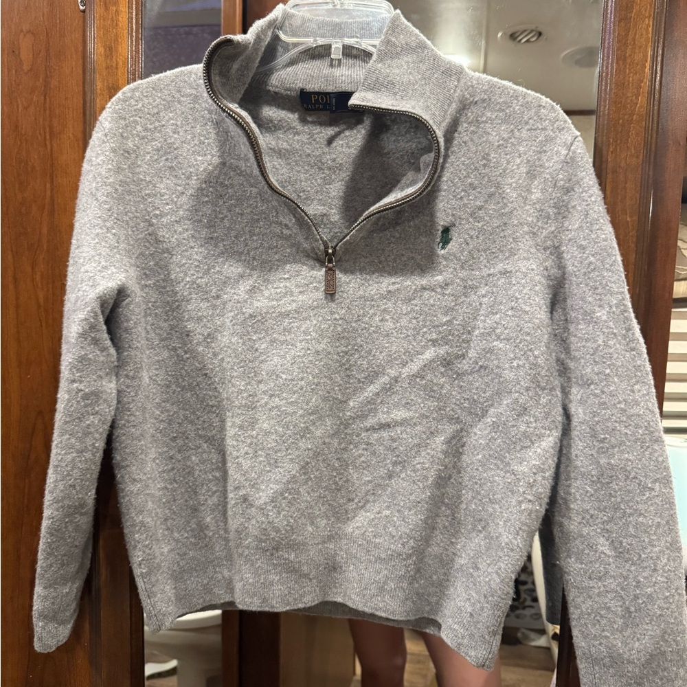 Polo by Ralph Lauren Gray Wool  Sweater